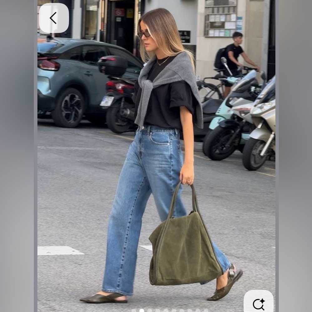 ASOS leather shoulder bag